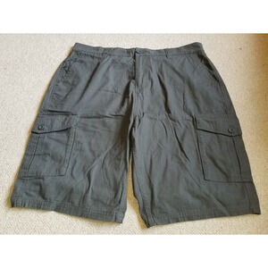 Mens Shorts-LRG-LIFTED RESEARCH GROUP-army green 100% cotton cargo-40